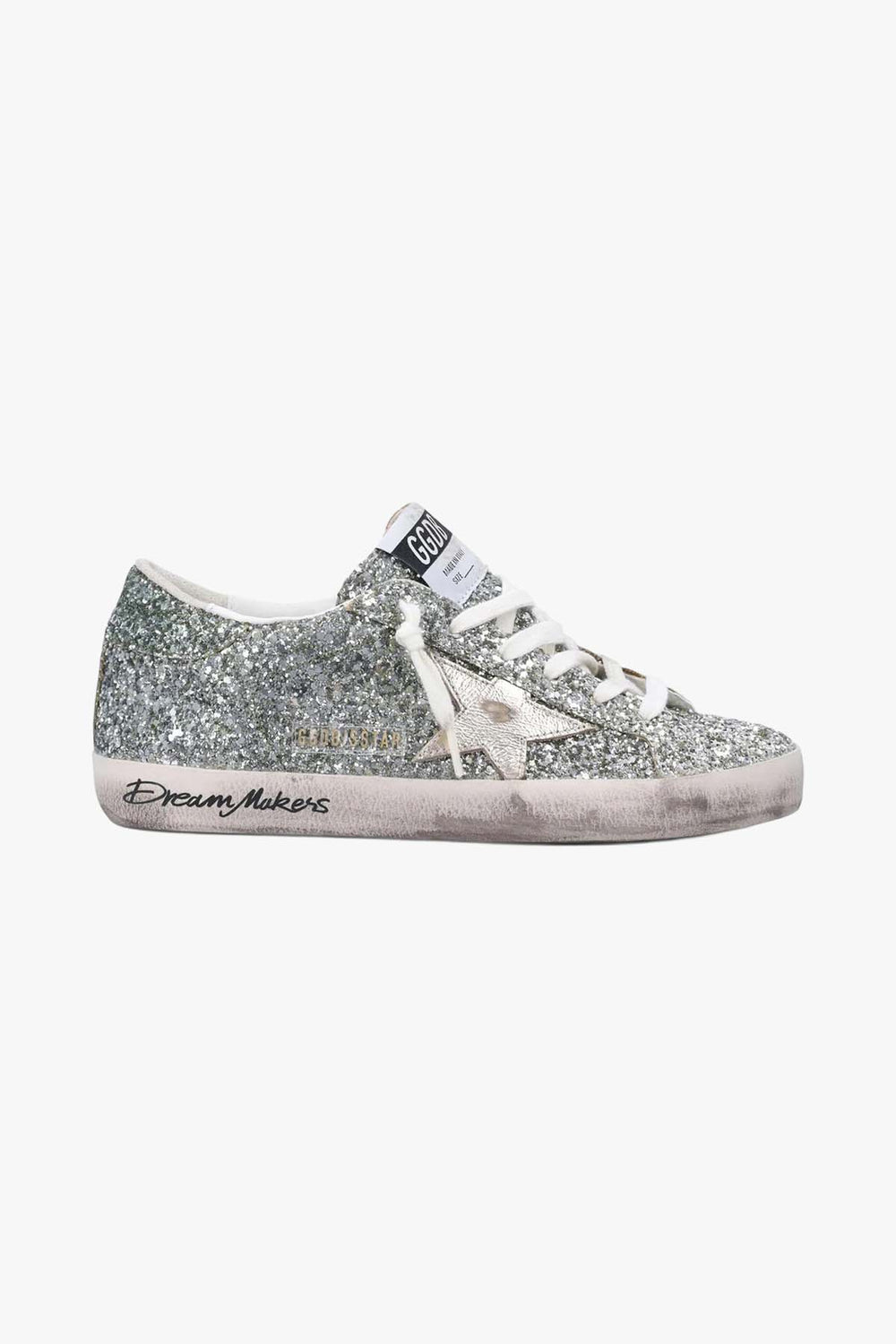 Super Star Glitter Upper Toe Tongue And Heel Laminated Star
