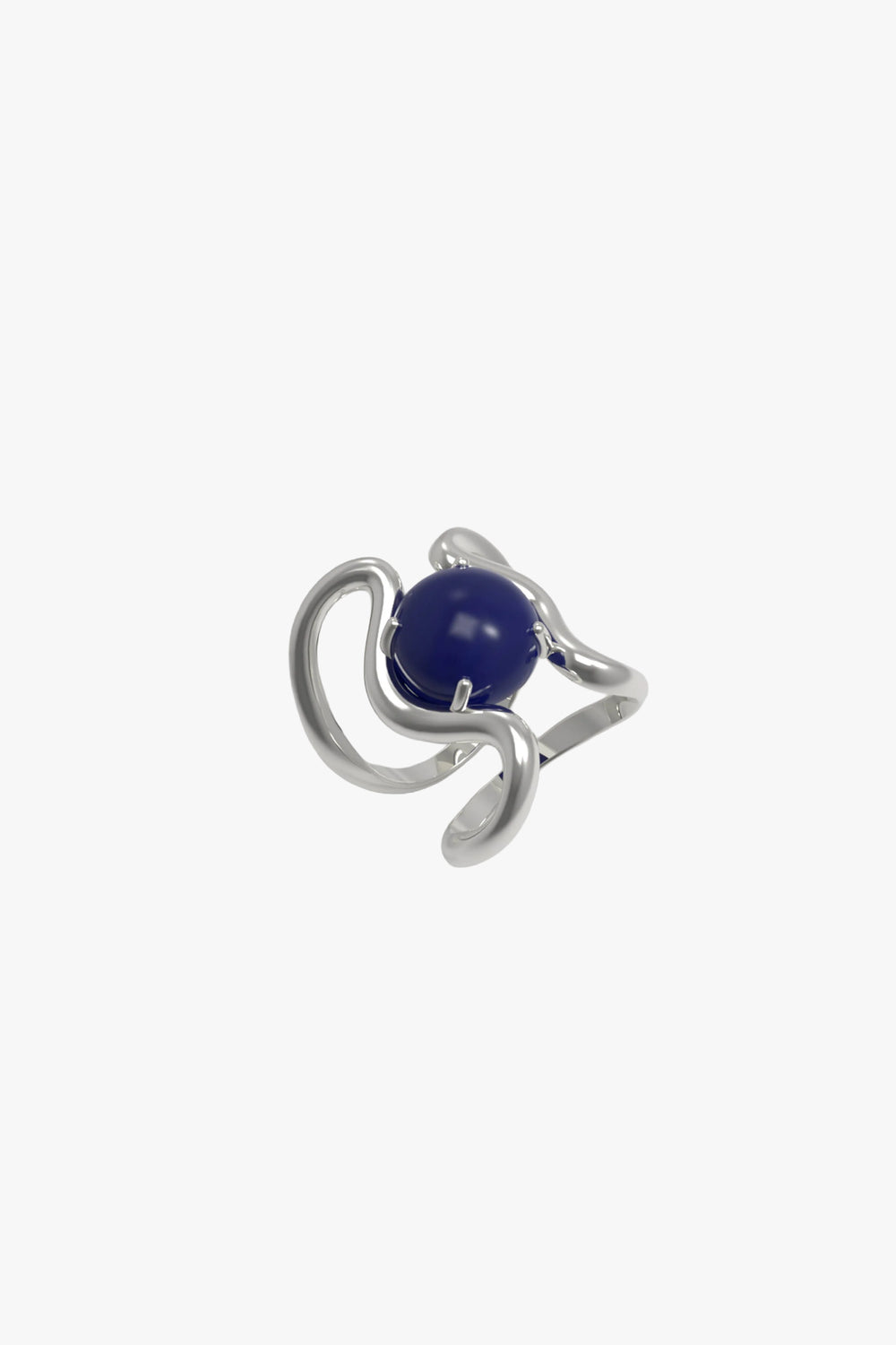 Reef ring Lapis Silver