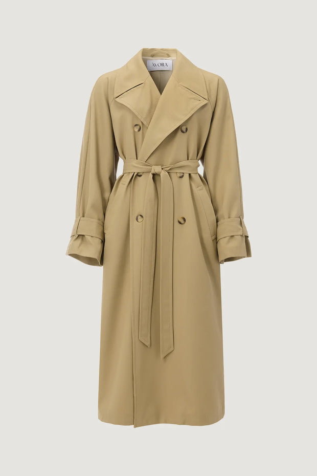 Wool Blend Trenchcoat