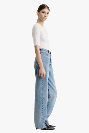 Full Length Twisted Seam Denim