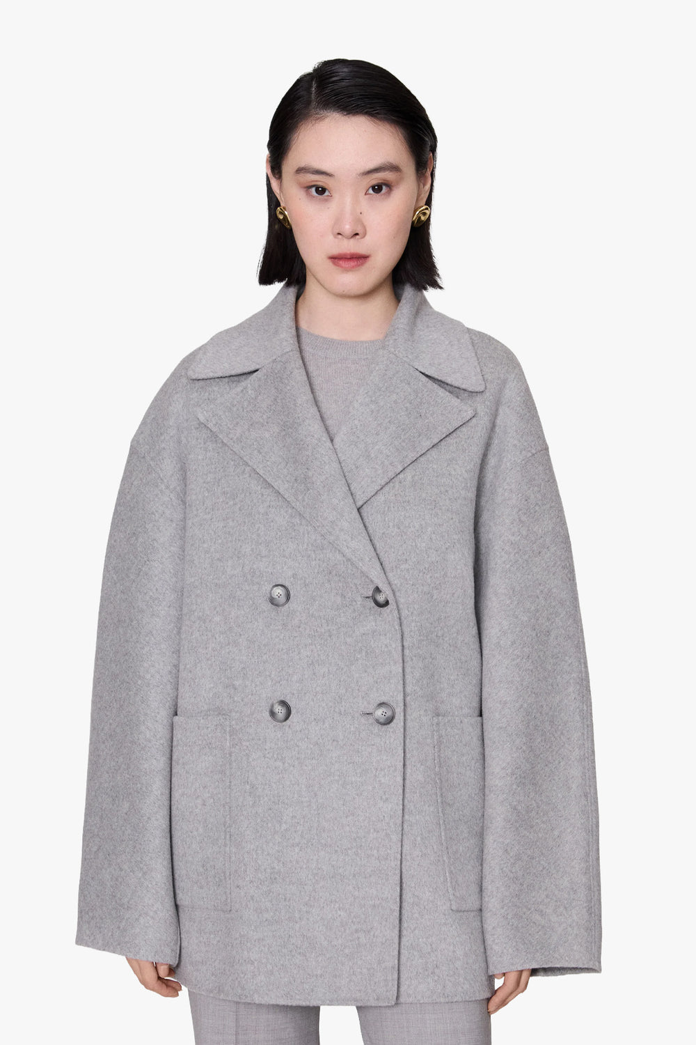 Flavia Coat Dbl Face Cash RWS