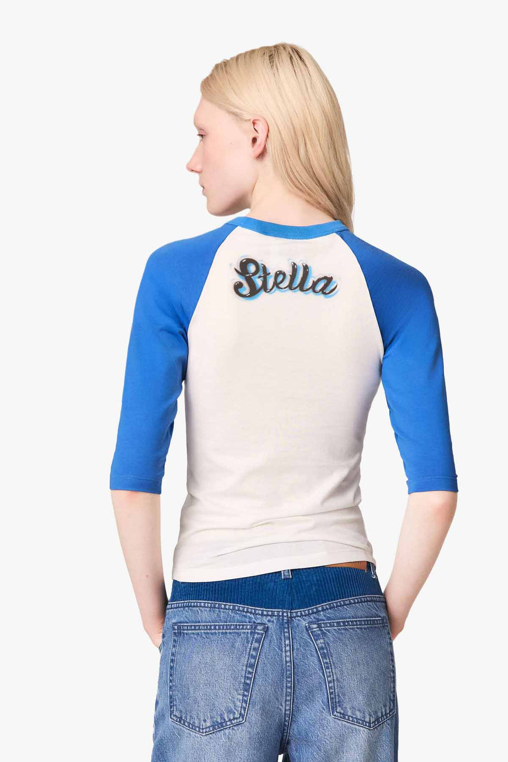 Air Brush Horse Print Baseball T Shirt
