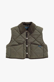 Big Quilt Cropped Raydon Vest