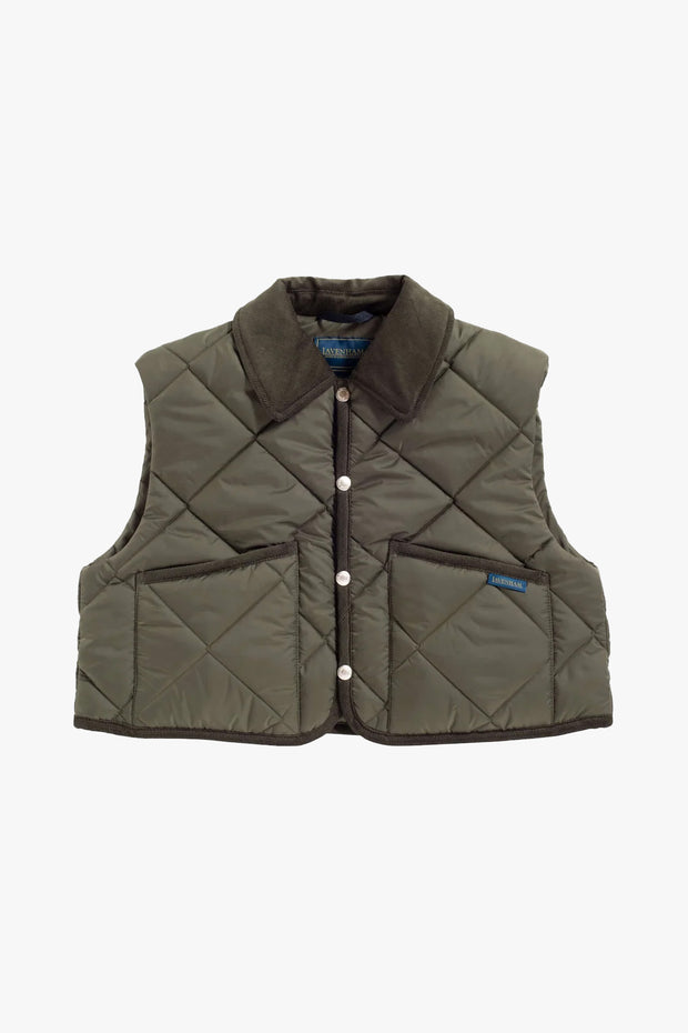 Big Quilt Cropped Raydon Vest