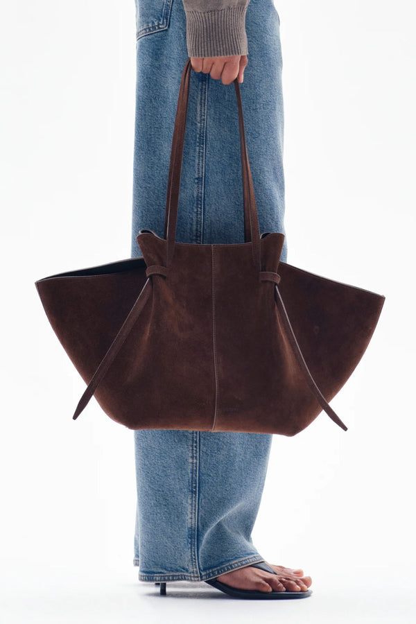Large Mochi Suede Leather