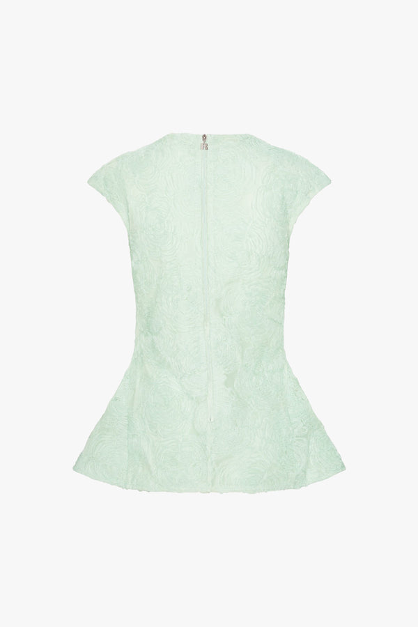 Flower Mesh Top