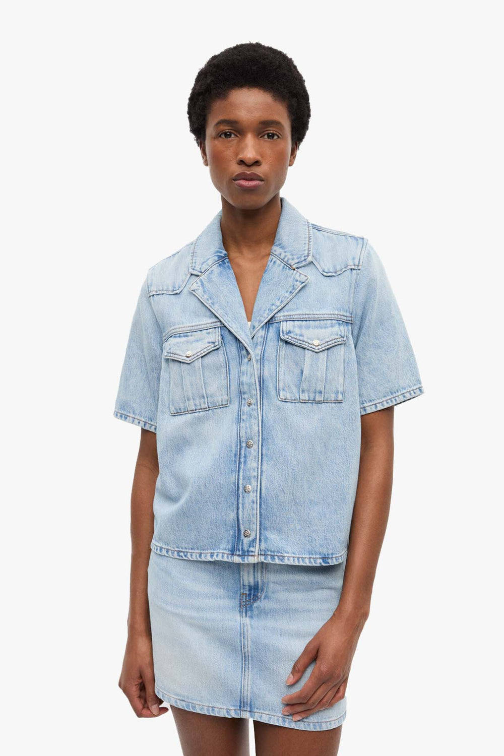 Soft Rigid Denim Shirt
