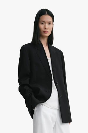 Raw Lapel Jacket