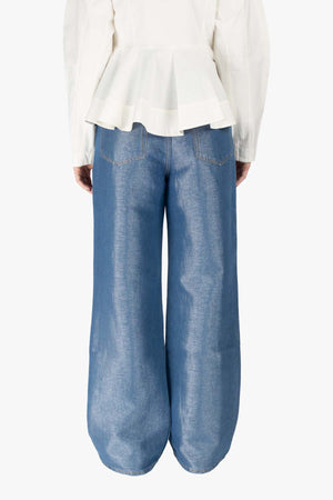 Shiny Weft Denim Izey