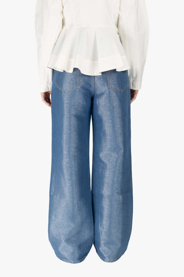 Shiny Weft Denim Izey