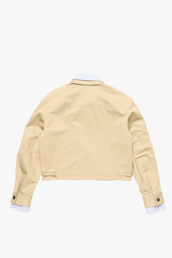 Shirt Collar Bomber Jacket