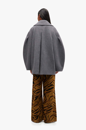 Peacoat Wool Midi Coat