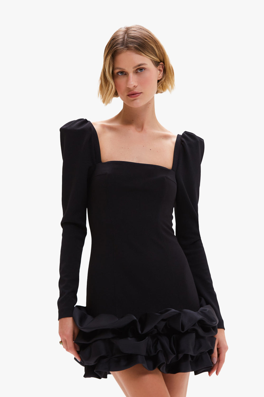 Mystique crepe mini dress