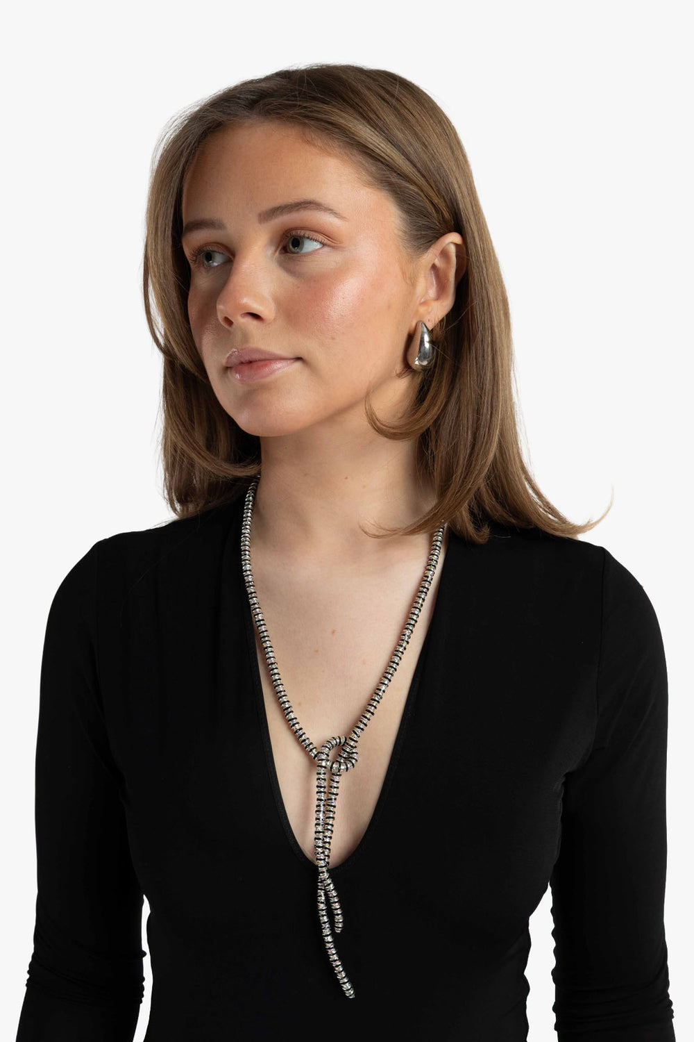 Skinny Serpent Chain zebra