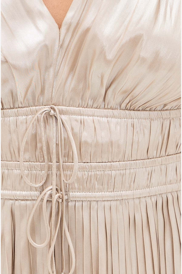 Patrice Flutter Sleeve Midi Dress