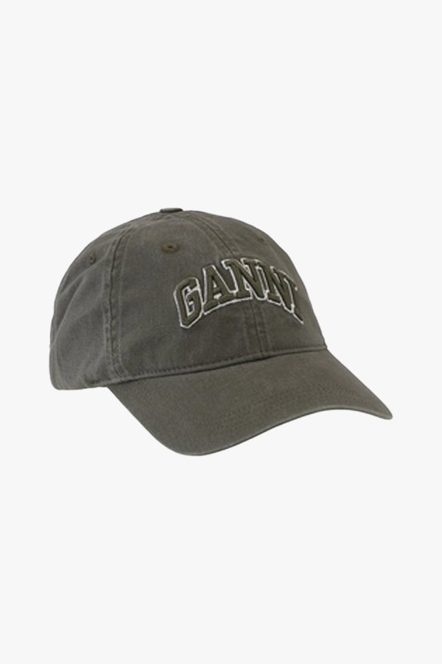 Washed Cotton Canvas Cap Embroidered
