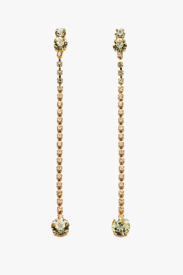 Crystal Strand Drop Earrings 06