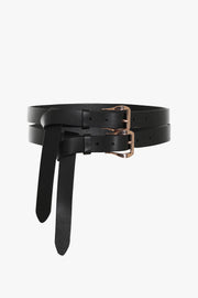 Double Buckled Wide Belt