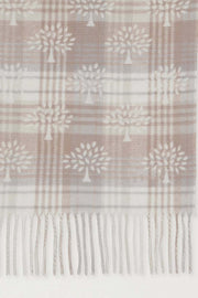 Mulberry Heritage Check & Tree Scarf