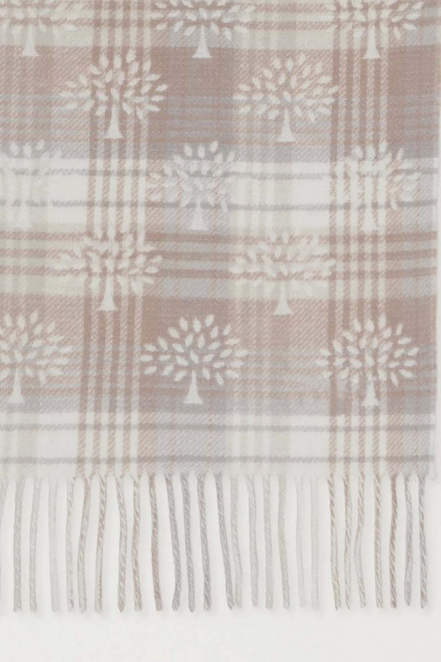 Mulberry Heritage Check & Tree Scarf