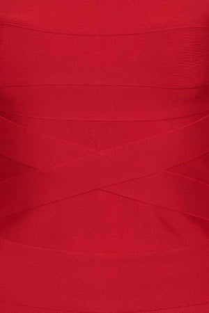 Mini Fitted Knit Dress