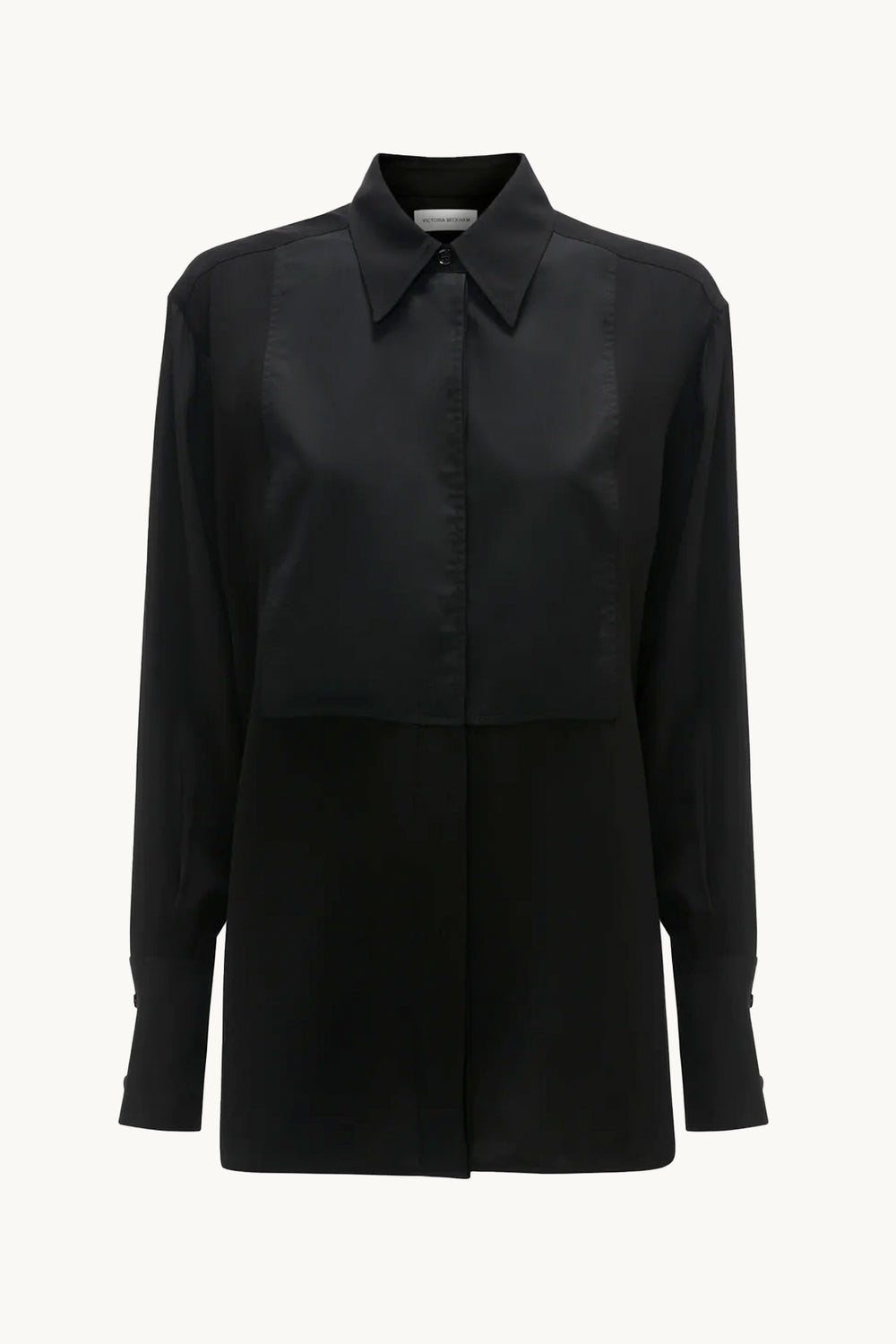 Contrast Bib Shirt