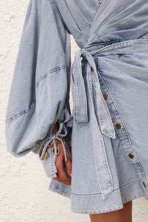 Rebellion Denim Wrap Mini