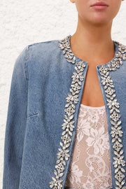 Crush Embellished Denim Jacket