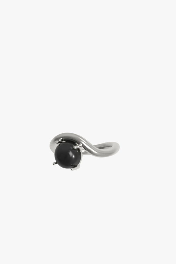 Band Ring I Onyx Silver