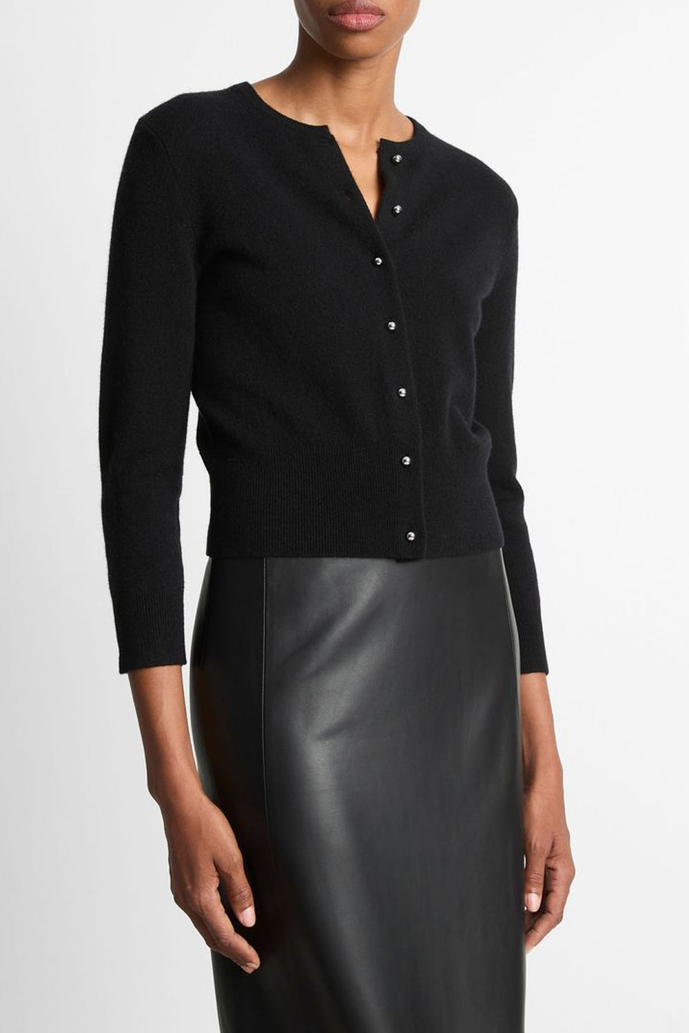 Metal Button Cardigan