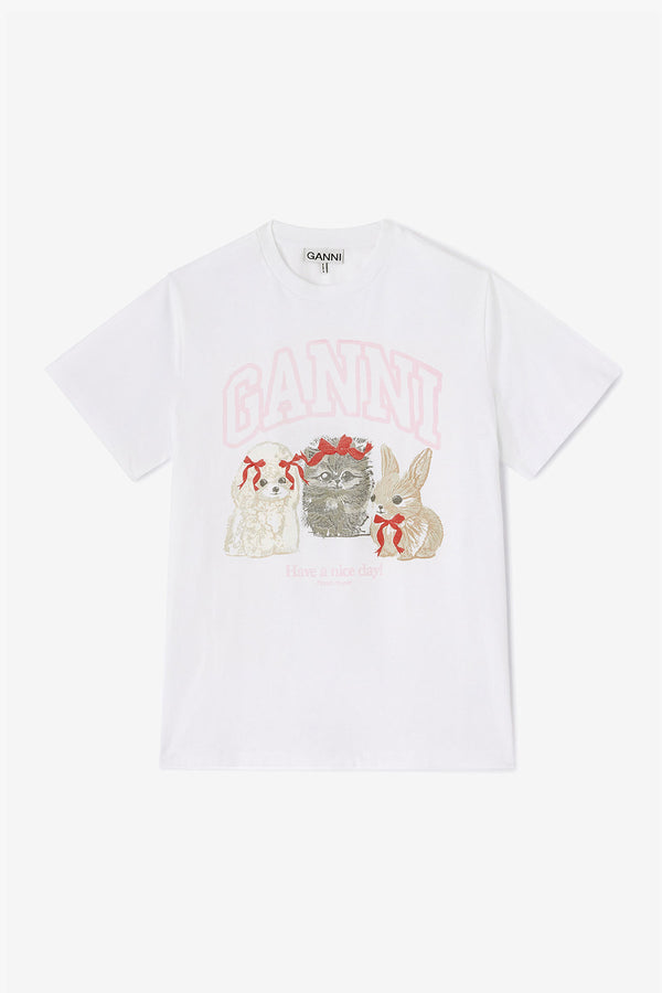 Basic Cotton Jersey Cute Animals