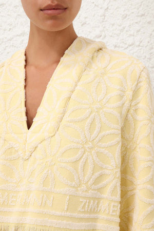 Coco Towelling Hooded Top