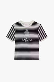 Ritz Women's Striped Baby Tee