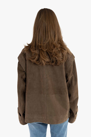 Oversized Leather Jacket