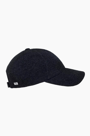 Navy Wool Tech Cap