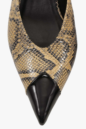 Leather Slingback Pump