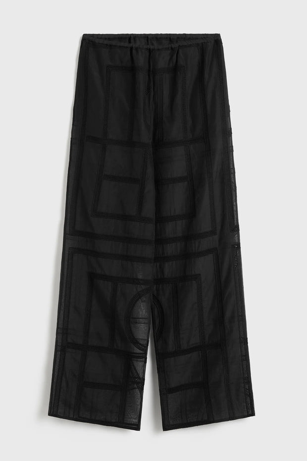 Monogram Crochet PJ Bottoms