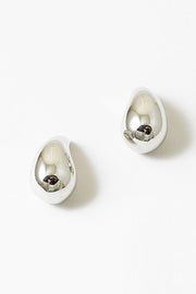 Chunky Big Silver tear drops