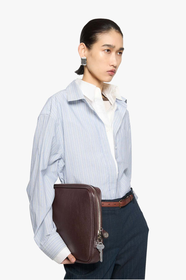 Cropped Layered Shirt