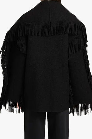 Fringed Scarf Jacket