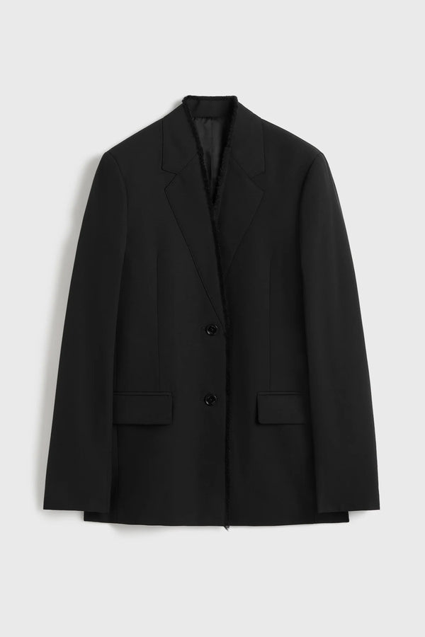 Raw Lapel Jacket