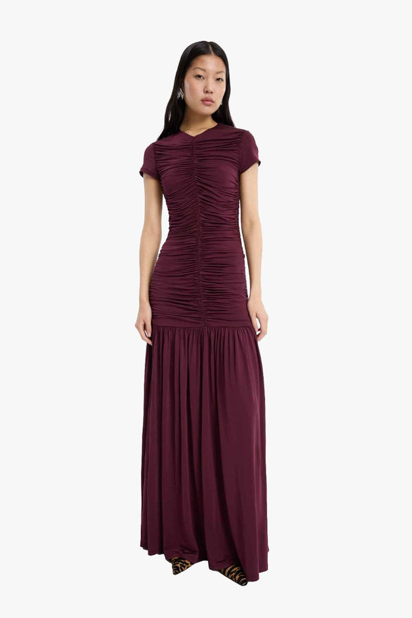 Gathered Maxi Dress