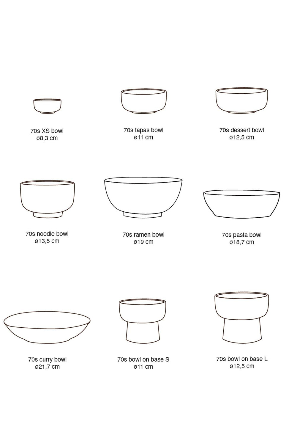 70s Ceramics: Dessert Bowl