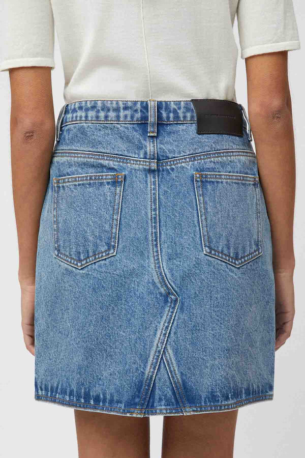 Salt Denim Skirt Stonewashed