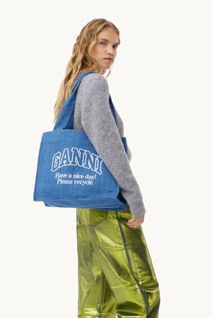 Large Easy Shopper Denim