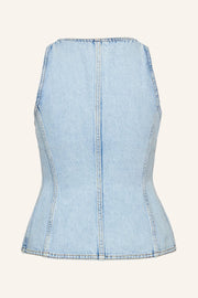 Denim Vest 01 Light Blue