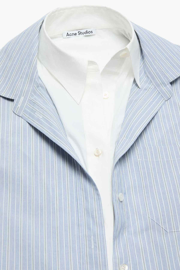 Cropped Layered Shirt