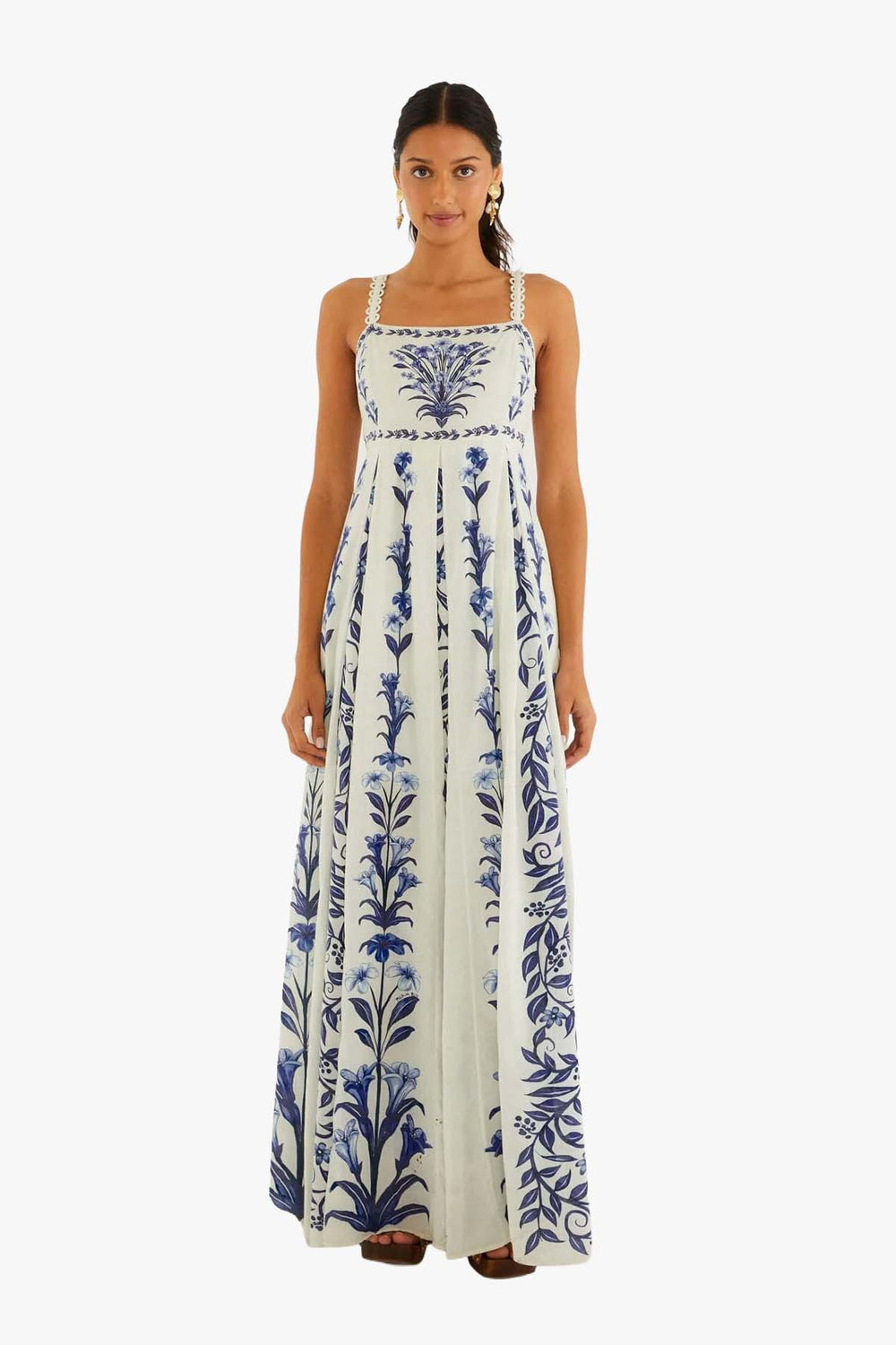 Flowers Arch Maxi Dress