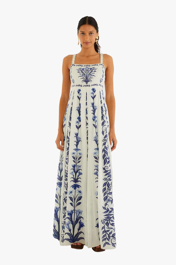 Flowers Arch Maxi Dress