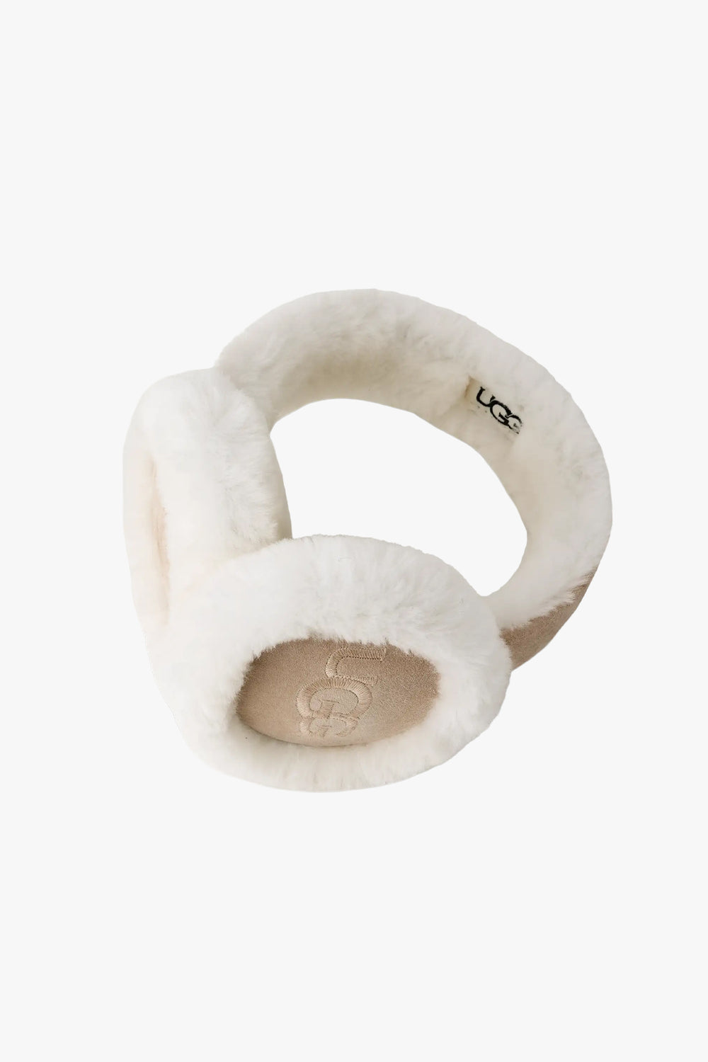 Sheepskin Embroidery Earmuff
